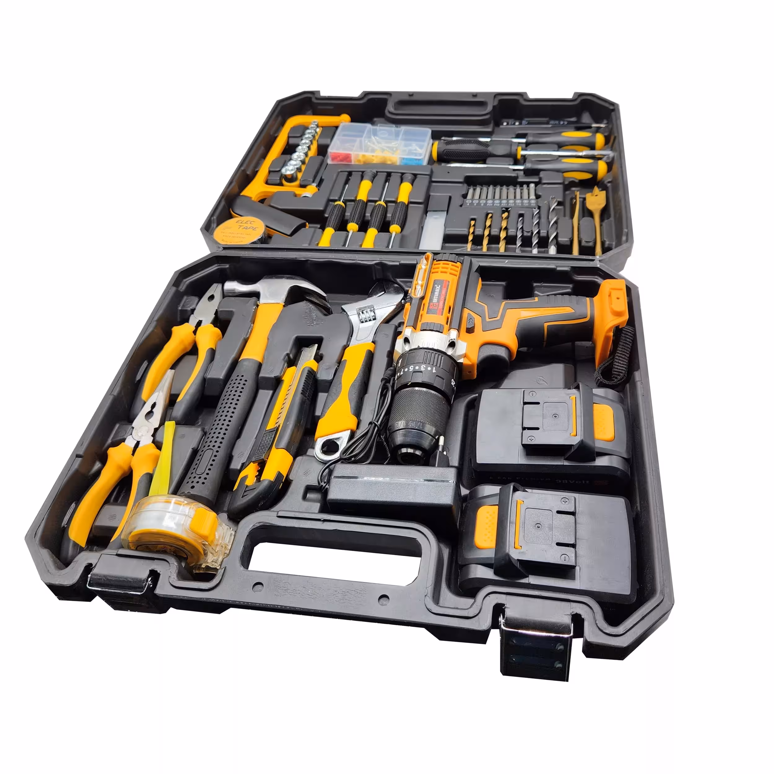 مجموعه 95 عددی دریل پیچ گوشتی شارژی اینتیمکس کد لاق 244