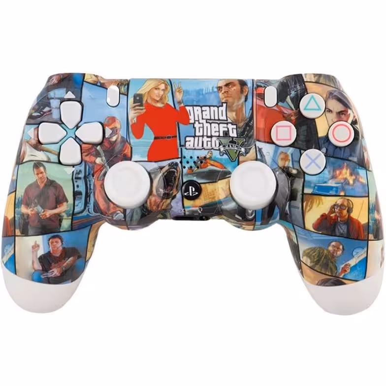 دسته بازی بی سیم سونی DualShock 4 طرح GTA V مناسب PS4