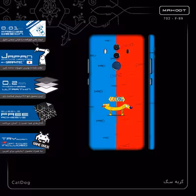 برچسب پوششی ماهوت مدل CatDog-FullSkin مناسب برای گوشی موبایل هوآوی Mate 10 Pro