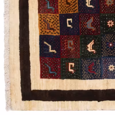 گبه دستباف کناره طول دو متر سی پرشیا کد 122485