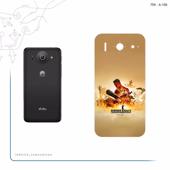 برچسب پوششی ماهوت مدل Serious Sam Game Series مناسب برای گوشی موبایل هوآوی Ascend G510