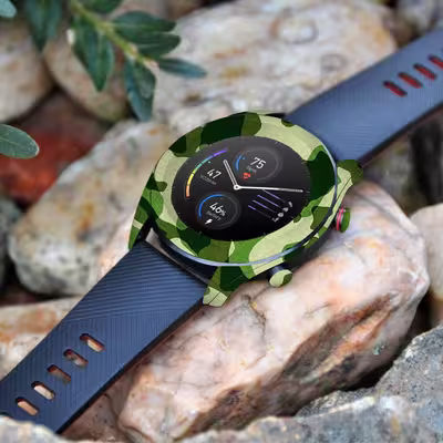 برچسب ماهوت طرح Army Green 2 مناسب برای ساعت هوشمند آنر watch magic
