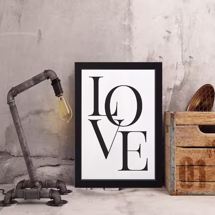 تابلو مدل LOVE کد S2525-b