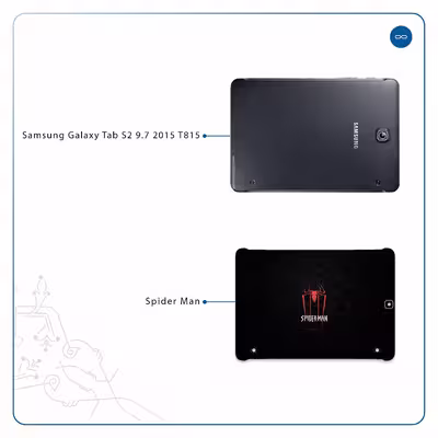 برچسب پوششی ماهوت مدل Spider-Man مناسب برای تبلت سامسونگ Galaxy Tab S2 9.7 2015 T815