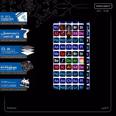 برچسب پوششی ماهوت مدل Adobe-FullSkin مناسب برای گوشی موبایل شیائومی Redmi 10C