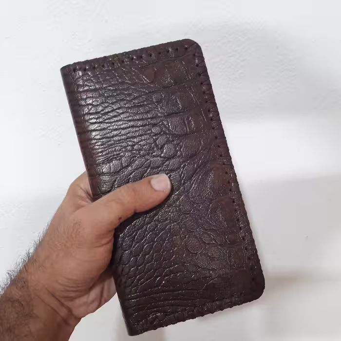 کیف پول چرمی مدل چروک 003