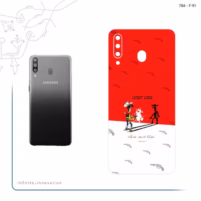 برچسب پوششی ماهوت مدل Lucky Luke مناسب برای گوشی موبایل سامسونگ Galaxy M30