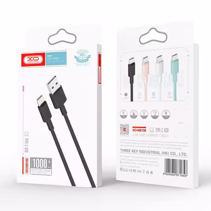 کابل تبدیل USB به microUSB ایکس او مدل NB156 طول1متر