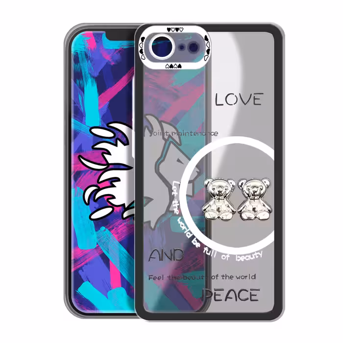 کاور لاین کینگ مدل دو خرسLOVE مناسب برای گوشی موبایل اپل iphone 6/6s