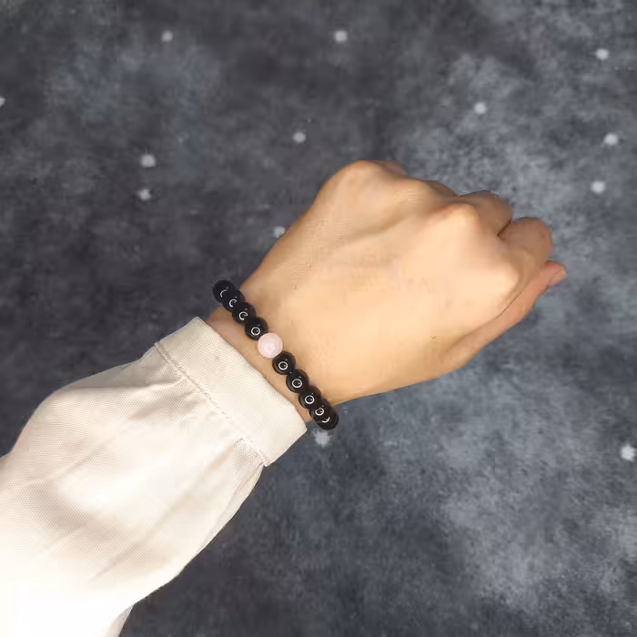 دستبند ناماسته مدل ست اونیکس و کوارتز کد 97 بسته 2 عددی