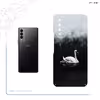 برچسب پوششی ماهوت مدل Swan_Lake مناسب برای گوشی موبایل ویکو T50