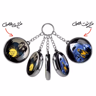 جاکلیدی خندالو طرح سریال دارک Dark مدل دوطرفه کد 1017510170