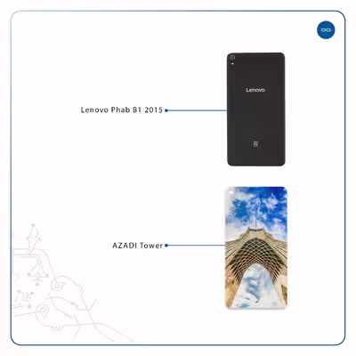 برچسب پوششی ماهوت مدل AZADI-Tower مناسب برای تبلت لنوو Phab B1 2015