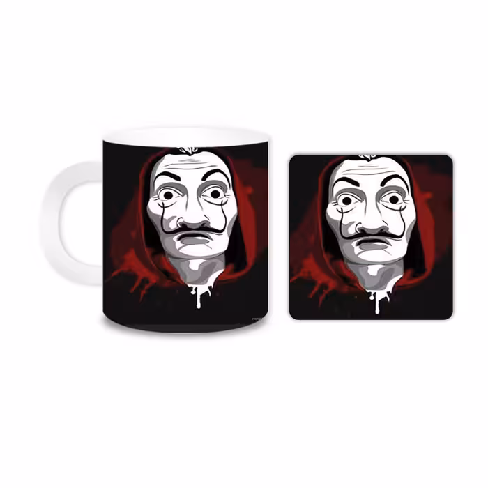 ماگ مدل ماسک کد 2112 به همراه زیر لیوانی