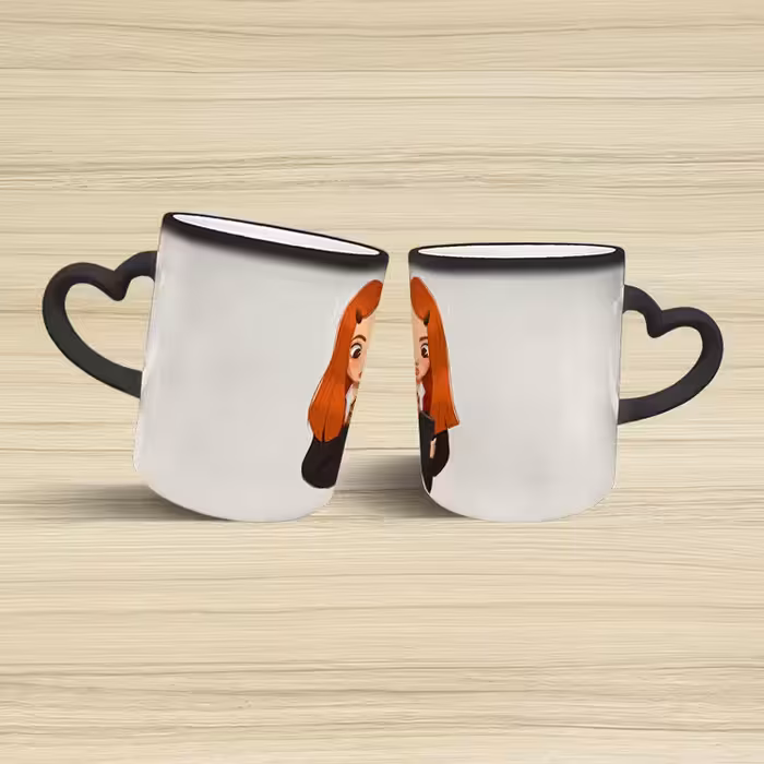 ماگ حرارتی مدل دسته قلبی طرح هری پاتر کد 70