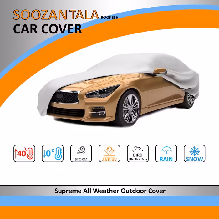 چادر خودرو سوزن طلا روکش مدل SSZ00XL مناسب برای دنا