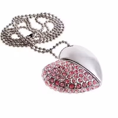 فلش مموری پرلیت یو اس بی مدل قلب W-02 ظرفیت 32 گیگابایت