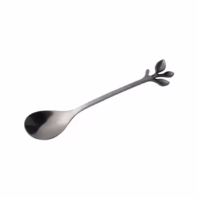قاشق چای خوری مدل برگ کد 502 بسته 6 عددی