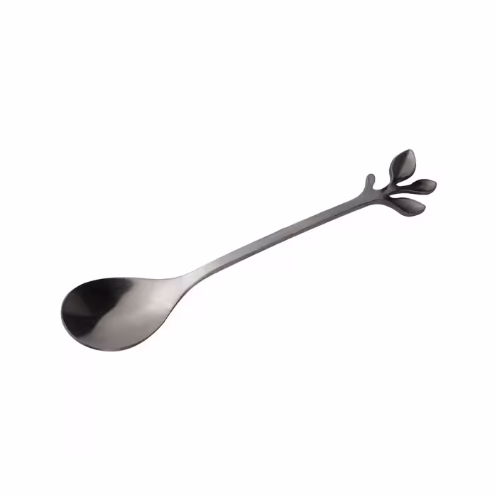قاشق چای خوری مدل برگ کد 502 بسته 6 عددی