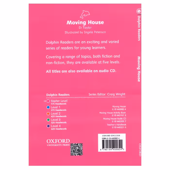 کتاب Dolphin Readers Starter Level Moving House اثر Di Taylor انتشارات الوندپویان