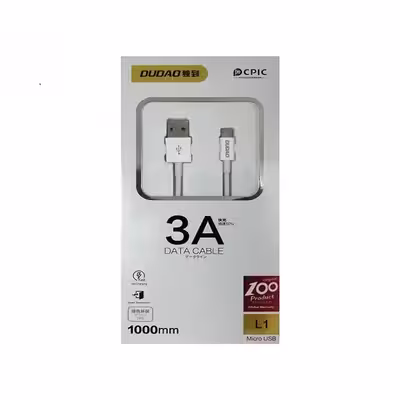 کابل تبدیل USB به MicroUSB دودا مدل L1 طول 1 متر