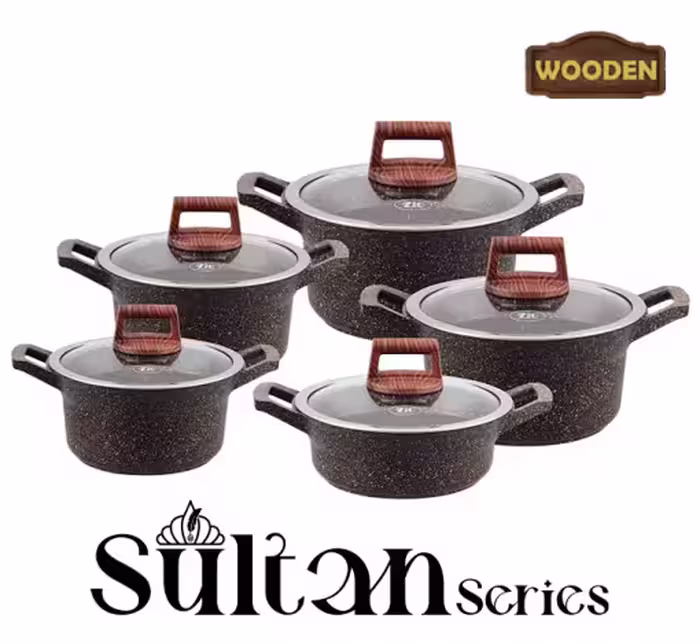 سرویس قابلمه 10 پارچه زیو سری سلطان 7160 / zio z-7160