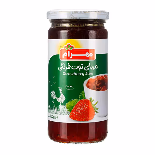مربا توت فرنگی مهرام 300 گرمی