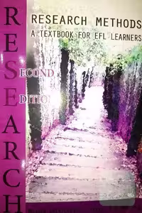 کتاب Research methods a textbook for EFL learners