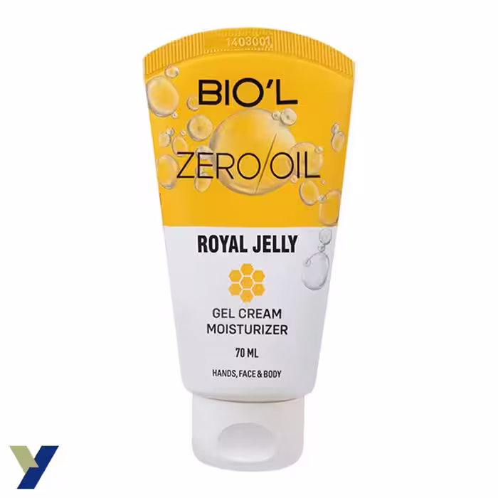ژل کرم تیوپی بیول مدل زیرو اویل هایدرو بانک رویال ژلی حجم 70ML