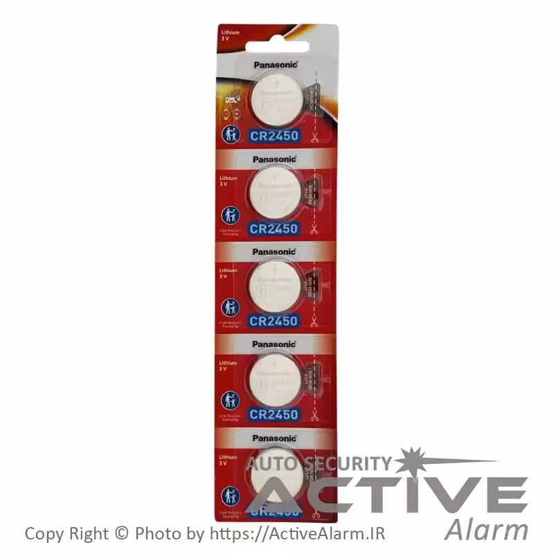 قیمت باطری سکه‌ای پاناسونیک مدل CR2450 لیتیوم 3 ولت