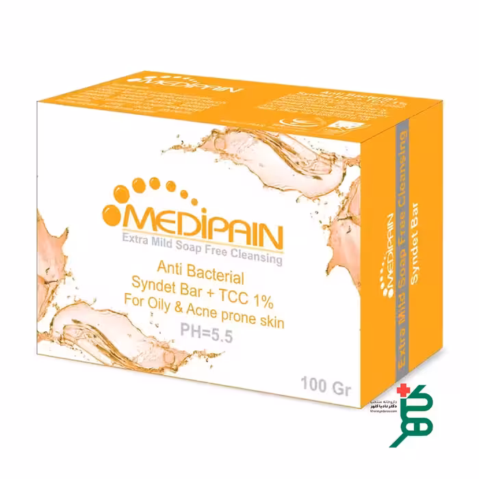 پن آنتی باکتریال مدیپن مناسب پوست‌های چرب و آکنه‌ای حاوی TCC