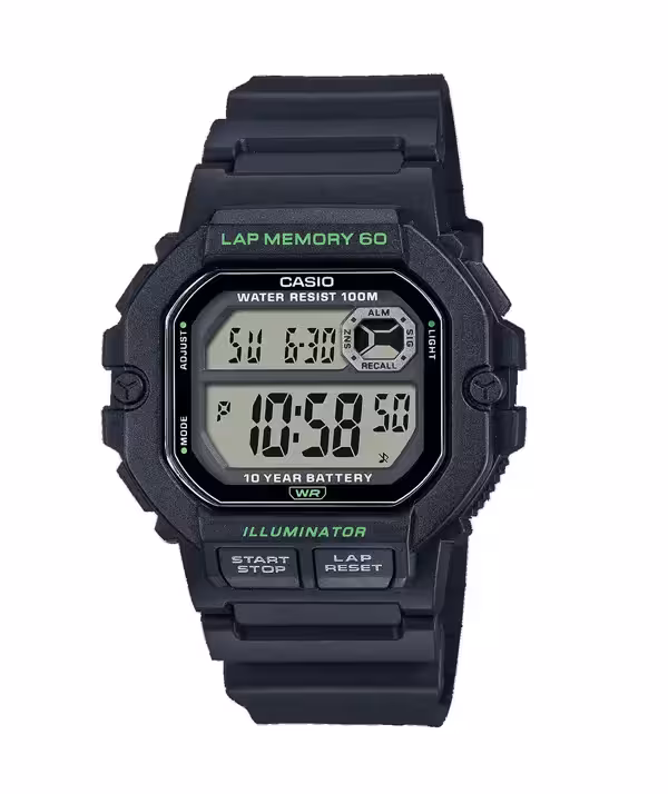 ساعت مچی دیجیتالی اسپرت کاسیو مدل CASIO WS-1400H-1AVDF