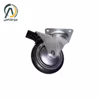 چرخ اصفهان ورقی رولبرینگی گردان ترمزدار قطر 200 میلی متر