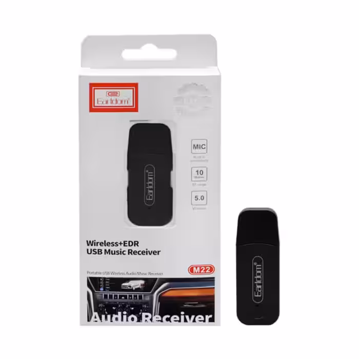 دانگل بلوتوث Earldom مدل ET-M22 مشکی-کد3127