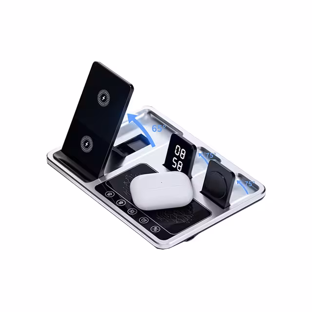 شارژر رومیزی گرین لاین مدل 1 wireless charging station 4 in