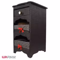 سبد سیب زمینی پیاز مارال حصیری دوطبقه کشو دار