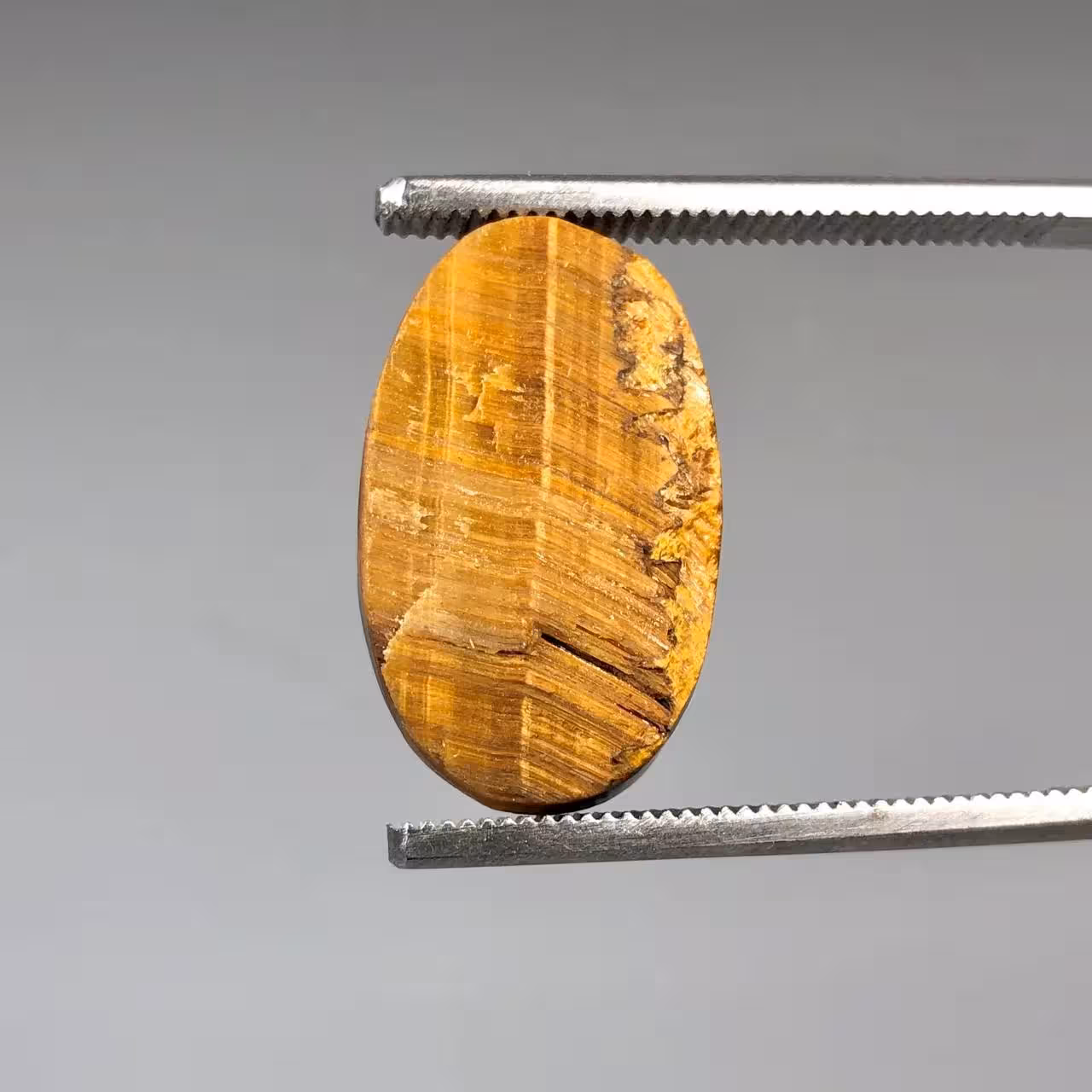 سنگ چشم ببر (تایگر آی) طبیعی بیضی 250936