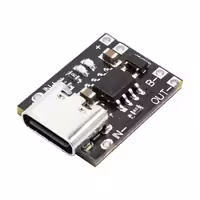 شارژر باتری های لیتیومی USB TYPE-C با جریان 1 آمپر