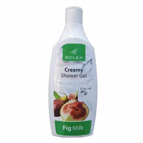 شامپو بدن کرمی سولکس solex creamy shower gel fig milk انجیر حجم500 میل