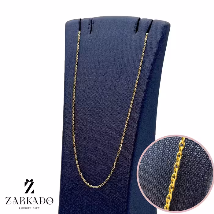 زنجیر طلا فلامینگو ریز سایز 36cm