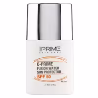 فلوئید ضدآفتاب بی‌رنگ پرایم SPF50 مدل C-Prime Fusion Water مناسب انواع پوست، حجم 40 میلی‌لیتر