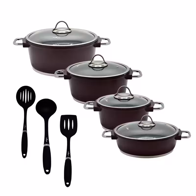 سرویس پخت و پز یونیک 11 پارچه مدل بورگاندی کد 7628