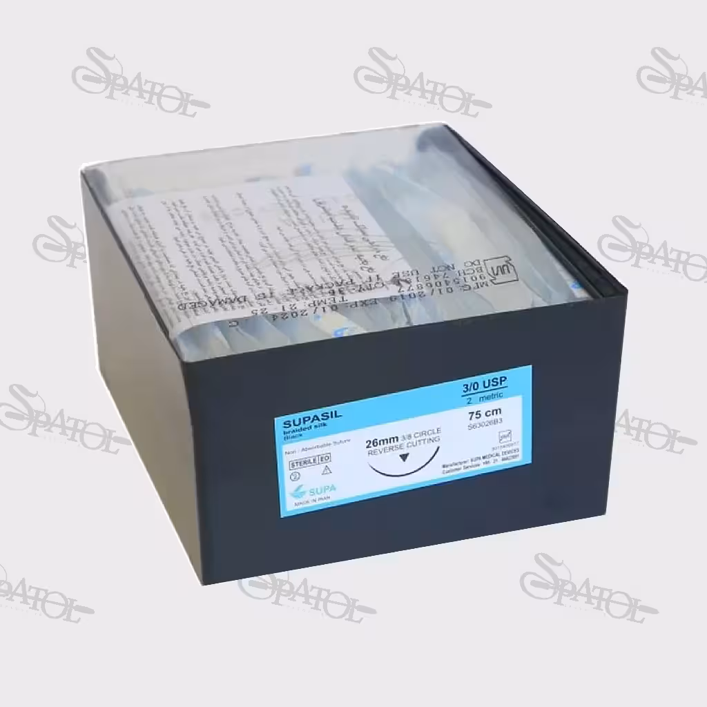نخ بخیه سیلک سوپا SUPASILK بسته بندی 36 عددی