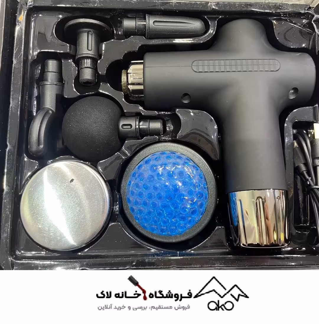 ماساژور تفنگی سخنگو سرد و گرم 6 سر مدل JY-711 plus