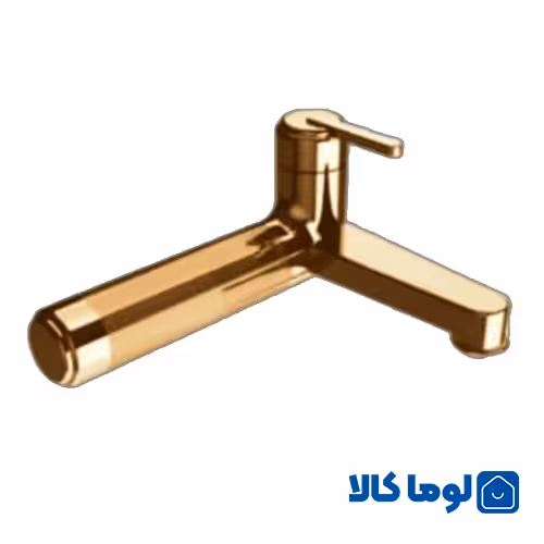 شیر حمام راسان مدل رزالین طلا مات