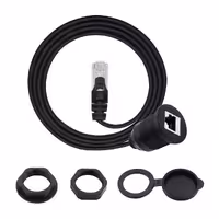 کابل شبکه پنلی ضدآب درپوش دار طول 50cm