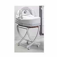 گهواره چوبی چرخ دار picci مدل PICCI BO BO GRIGIO 22