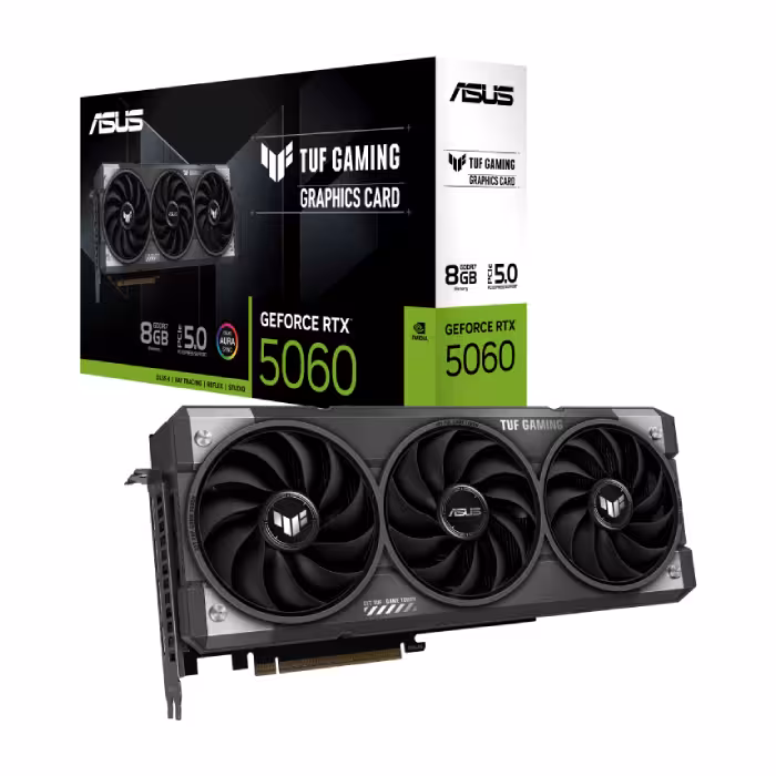 کارت گرافیک ایسوس مدل TUF Gaming GeForce RTX 5060 8GB GDDR7 OC Edition