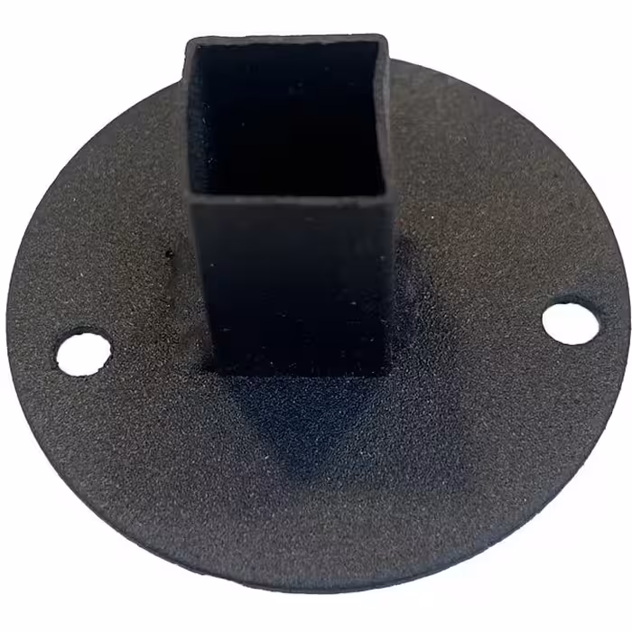 پایه نصب پروفیل 25 به دیوار مشکی کد 1306