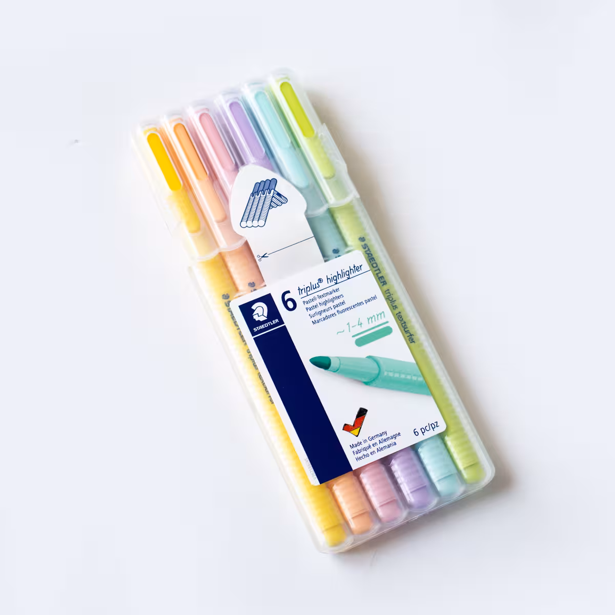 هایلایتر 6 رنگ پاستلی استدلر(STAEDTLER)